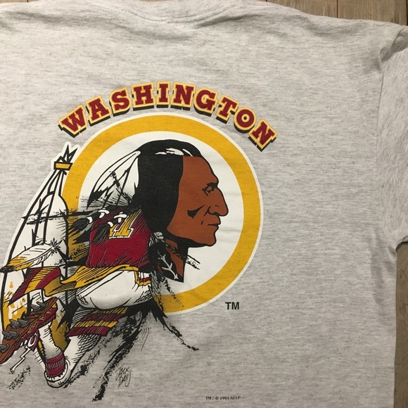 Vintage 90s Washington Redskins 2 Sided T Shirt 🏈 - Picture 7 of 8